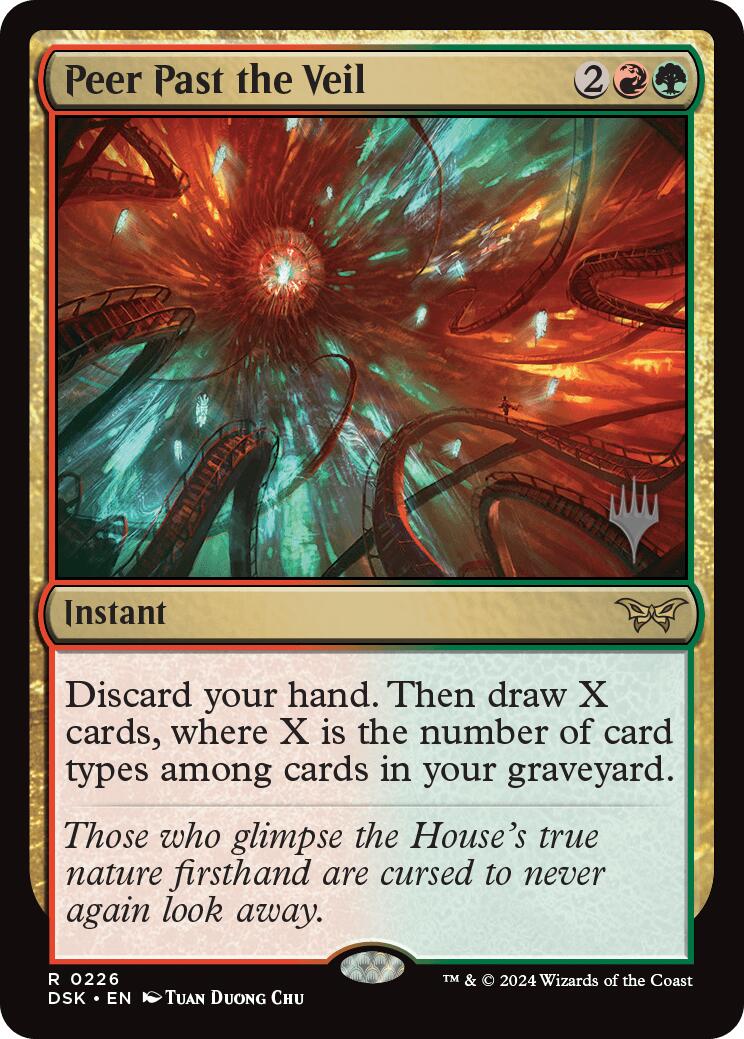 Peer Past the Veil (Promo Pack) [Duskmourn: House of Horror Promos] | Eastridge Sports Cards & Games