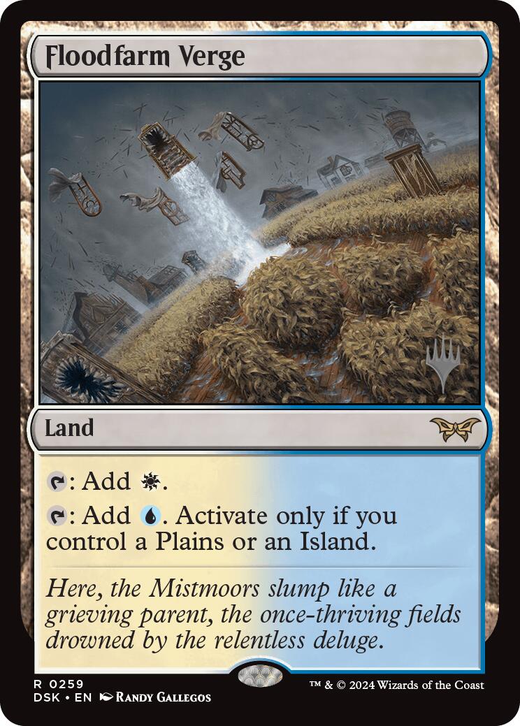 Floodfarm Verge (Promo Pack) [Duskmourn: House of Horror Promos] | Eastridge Sports Cards & Games