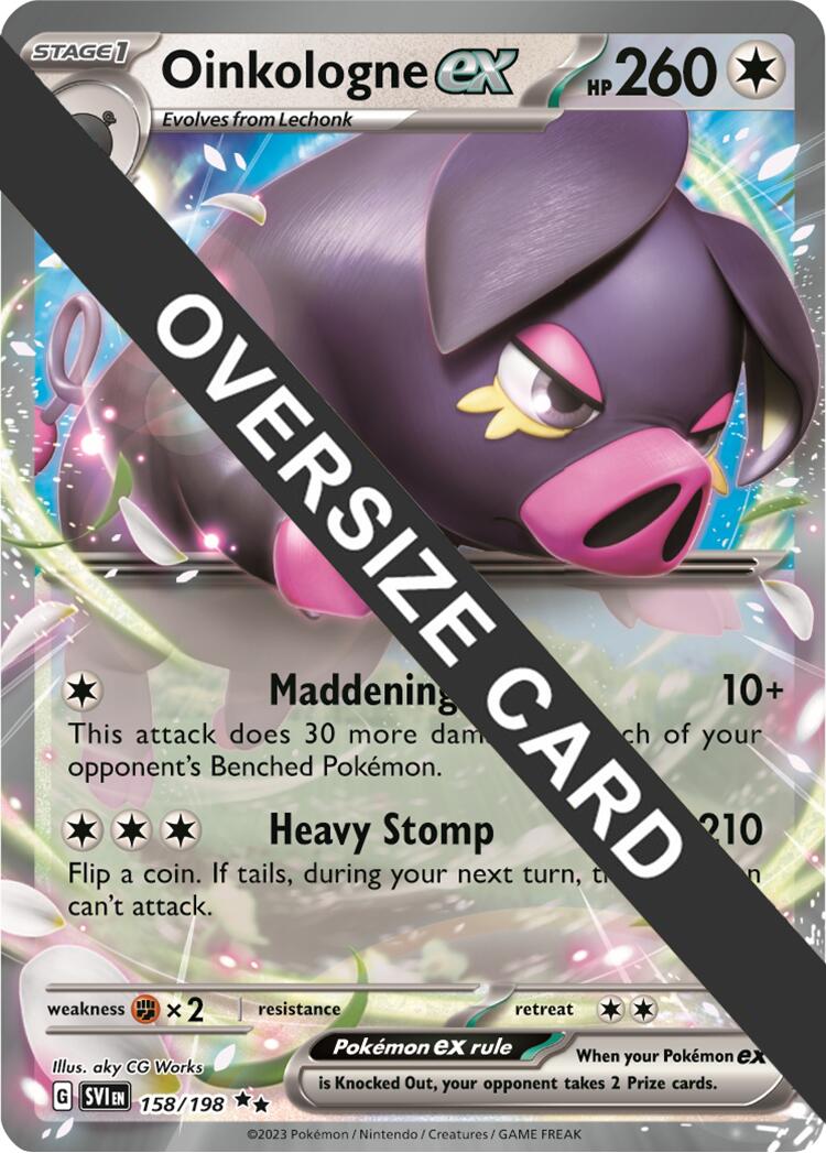 Oinkologne ex (158/198) (Jumbo Card) [Scarlet & Violet: Black Star Promos] | Eastridge Sports Cards & Games