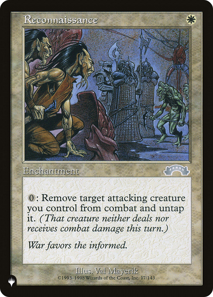 Reconnaissance [The List] | Eastridge Sports Cards & Games
