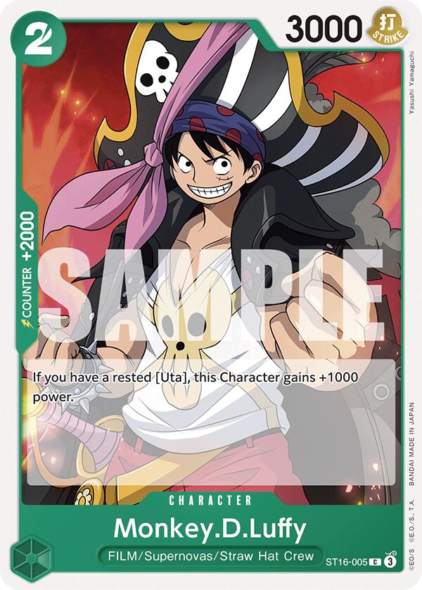 Monkey.D.Luffy [Starter Deck: GREEN Uta] | Eastridge Sports Cards & Games