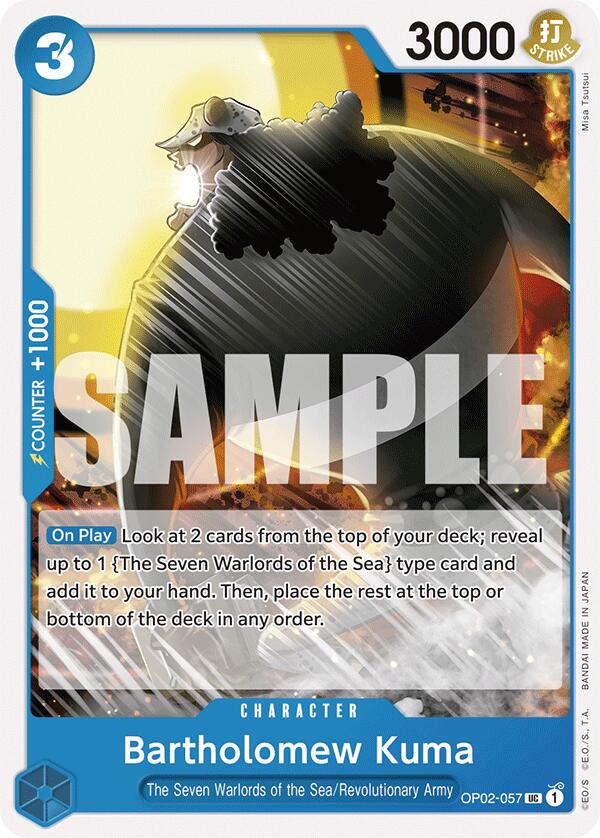 Bartholomew Kuma [Starter Deck: Blue Donquixote Doflamingo] | Eastridge Sports Cards & Games