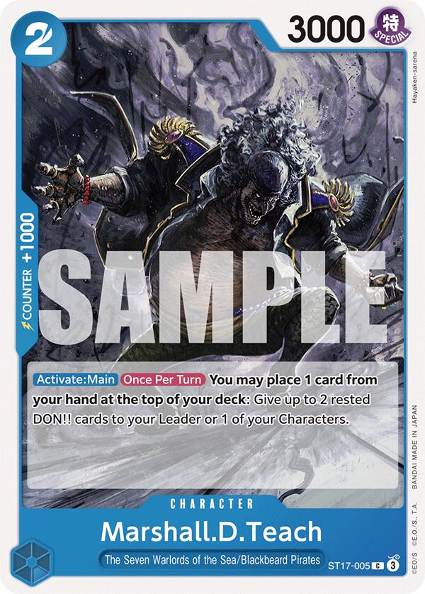 Marshall.D.Teach [Starter Deck: Blue Donquixote Doflamingo] | Eastridge Sports Cards & Games