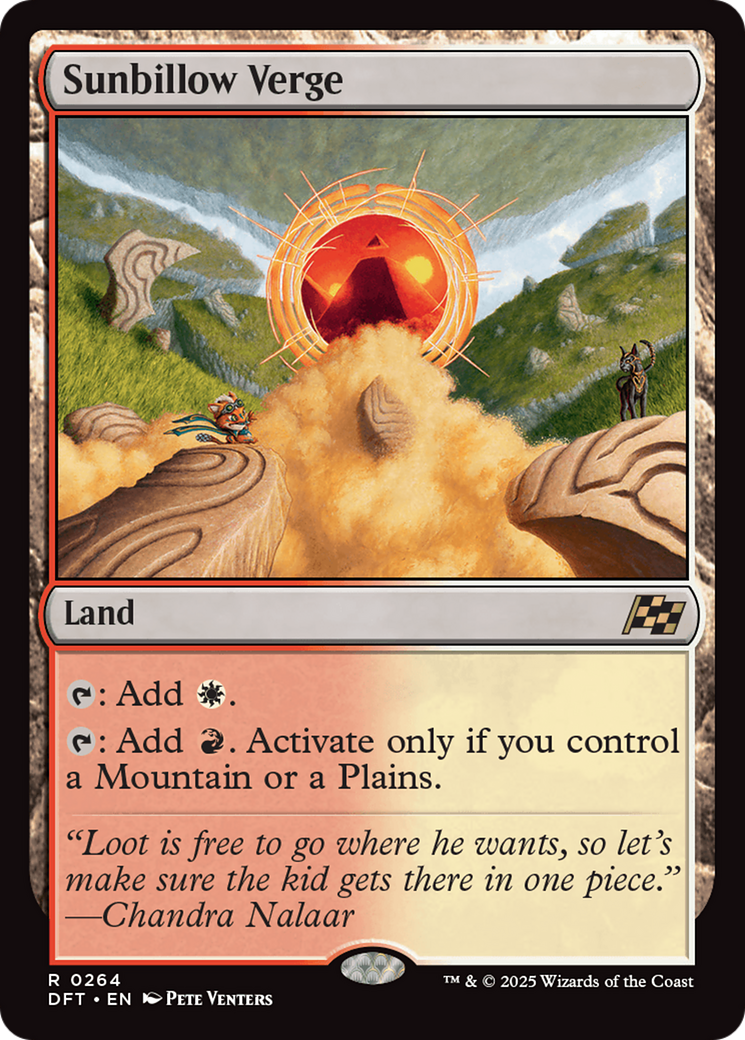 Sunbillow Verge [Aetherdrift] | Eastridge Sports Cards & Games
