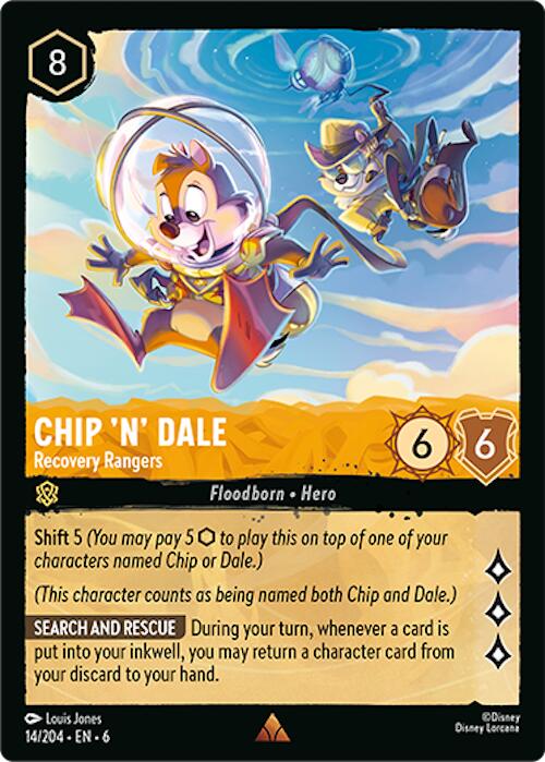 Chip 'n' Dale - Recovery Rangers (14/204) [Azurite Sea] | Eastridge Sports Cards & Games