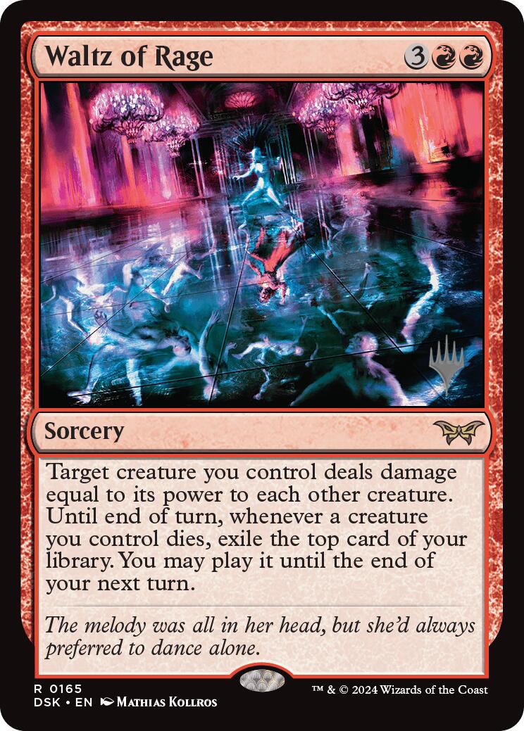 Waltz of Rage [Duskmourn: House of Horror Promos] | Eastridge Sports Cards & Games