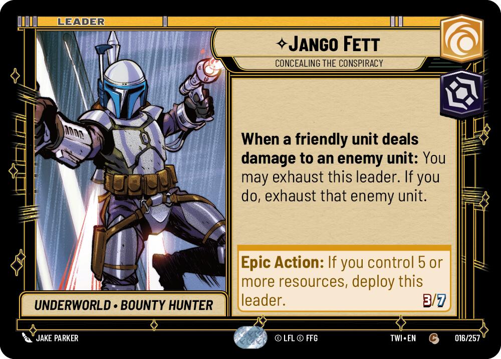 Jango Fett - Concealing the Conspiracy (016/257) (016/257) [Twilight of the Republic] | Eastridge Sports Cards & Games