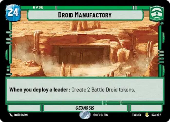 Droid Manufactory (022/257) (022/257) [Twilight of the Republic] | Eastridge Sports Cards & Games