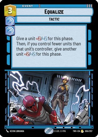 Equalize (055/257) - Twilight of the Republic