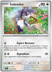 Indeedee (153/198) (Theme Deck Exclusive) [Scarlet & Violet: Base Set] | Eastridge Sports Cards & Games