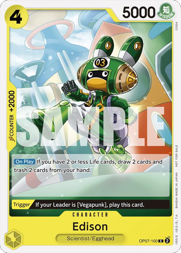 Edison (Tournament Pack 2024 Oct.-Dec.) [One Piece Promotion Cards] | Eastridge Sports Cards & Games