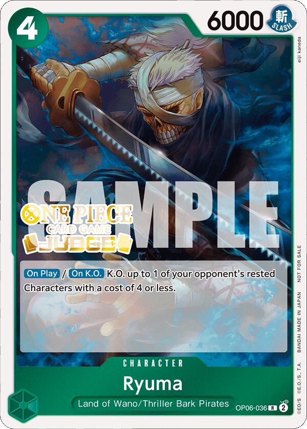 Ryuma (Judge Pack Vol. 4) [One Piece Promotion Cards] | Eastridge Sports Cards & Games