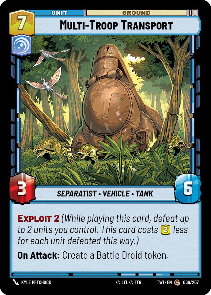 Multi-Troop Transport (066/257) (066/257) [Twilight of the Republic] | Eastridge Sports Cards & Games
