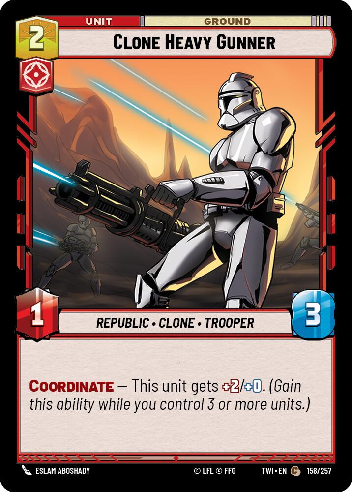 Clone Heavy Gunner (158/257) (158/257) [Twilight of the Republic] | Eastridge Sports Cards & Games