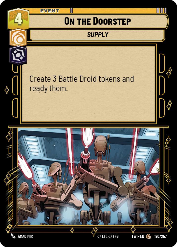 On The Doorstep (190/257) (190/257) [Twilight of the Republic] | Eastridge Sports Cards & Games