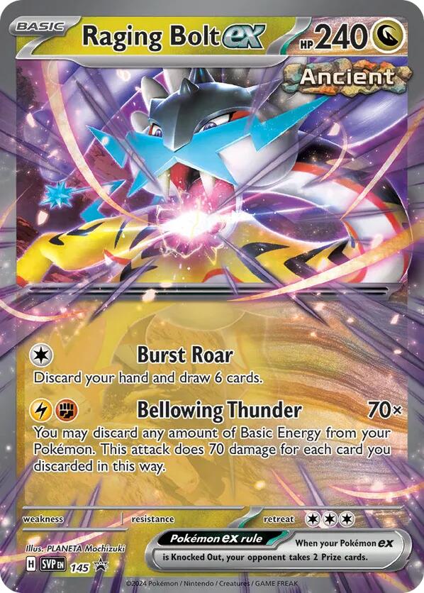 Raging Bolt ex (145) [SV: Scarlet & Violet Promo Cards] | Eastridge Sports Cards & Games