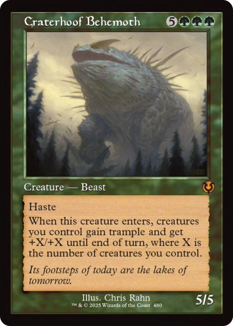 Craterhoof Behemoth (Retro Frame) [Innistrad Remastered] | Eastridge Sports Cards & Games