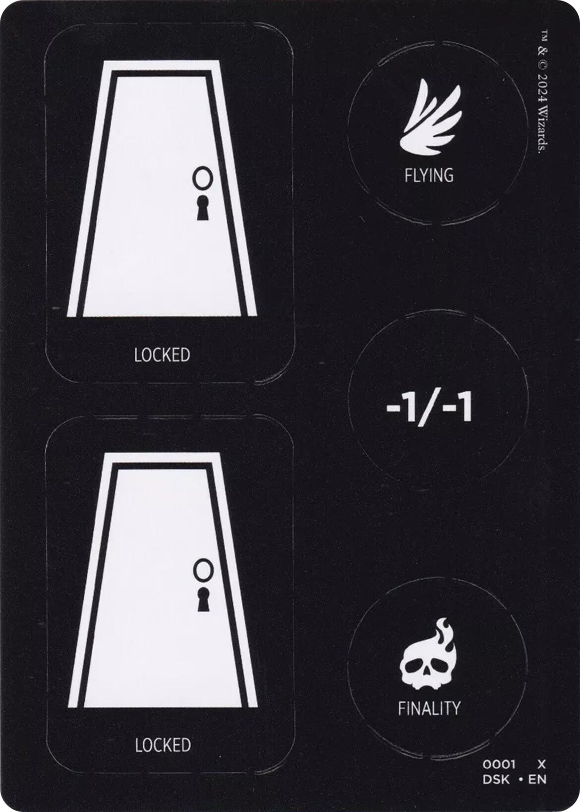 Punch Card Token (1 // 2) [Duskmourn: House of Horror Tokens] | Eastridge Sports Cards & Games
