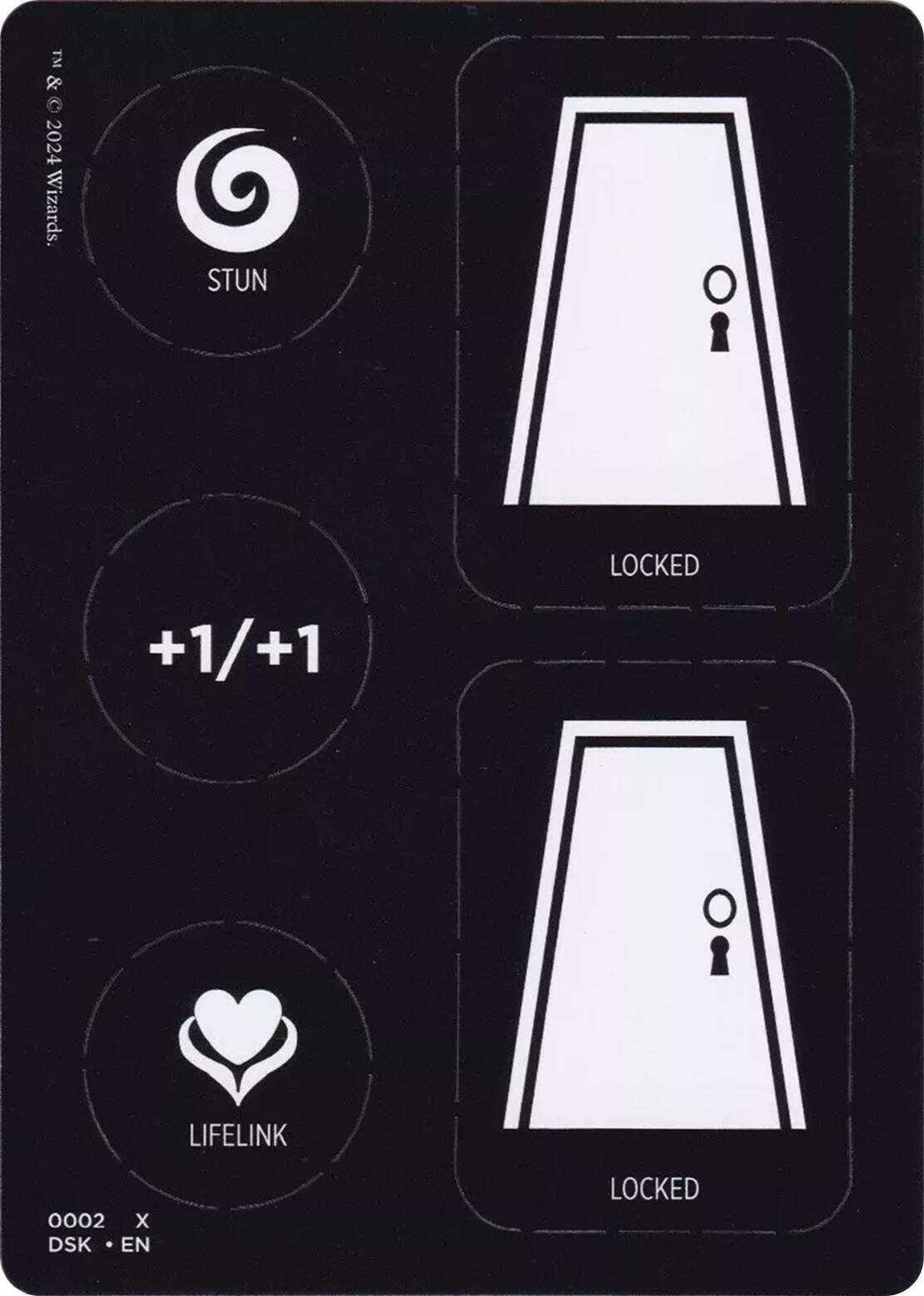 Punch Card Token (1 // 2) [Duskmourn: House of Horror Tokens] | Eastridge Sports Cards & Games