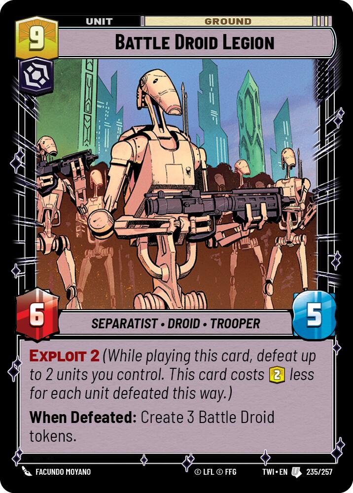 Battle Droid Legion (235/257) (235/257) [Twilight of the Republic] | Eastridge Sports Cards & Games