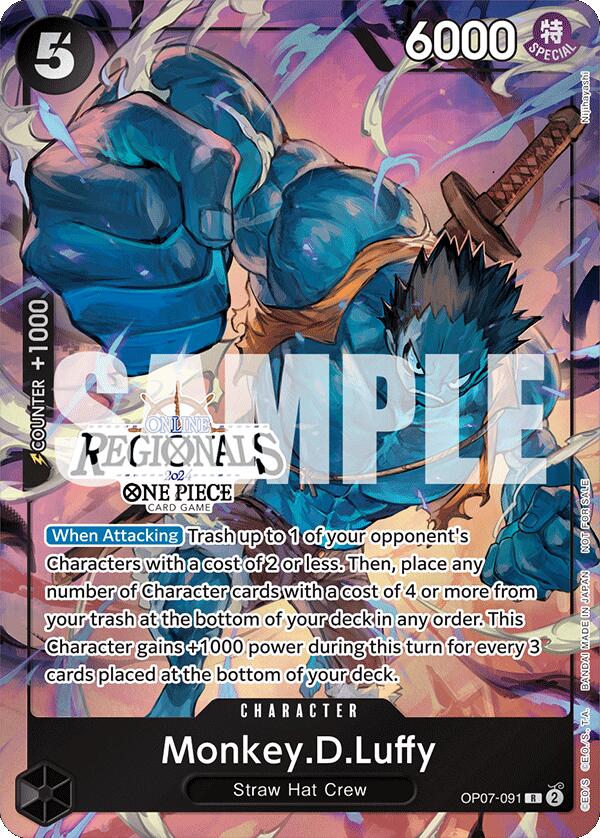 Monkey.D.Luffy (Online Regional 2024 Vol. 3) [One Piece Promotion Cards] | Eastridge Sports Cards & Games