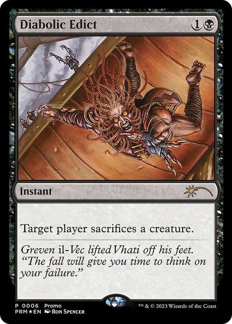 Diabolic Edict (Graphic Novel Insert) [Media Promos] | Eastridge Sports Cards & Games