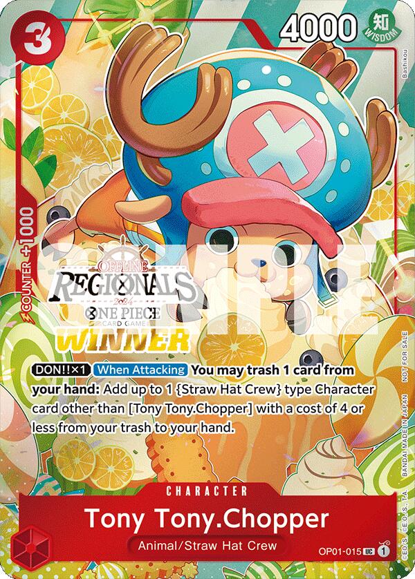 Tony Tony.Chopper (Offline Regional 2024 Vol. 3) [Winner] [One Piece Promotion Cards] | Eastridge Sports Cards & Games