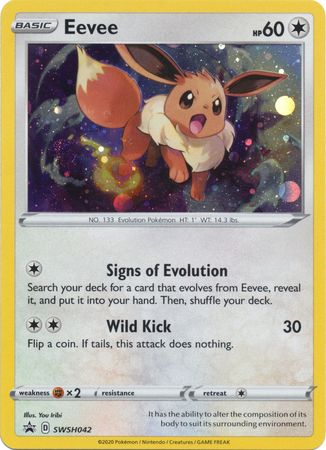 Eevee (SWSH042) [Sword & Shield: Black Star Promos] | Eastridge Sports Cards & Games