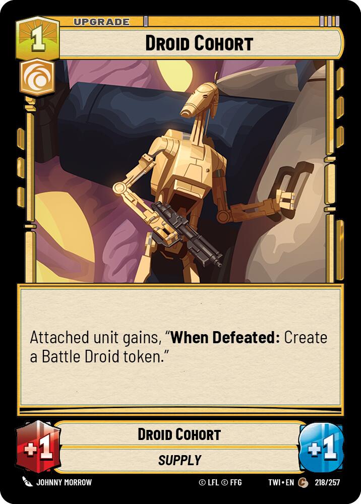 Droid Cohort (218/257) (218/257) [Twilight of the Republic] | Eastridge Sports Cards & Games