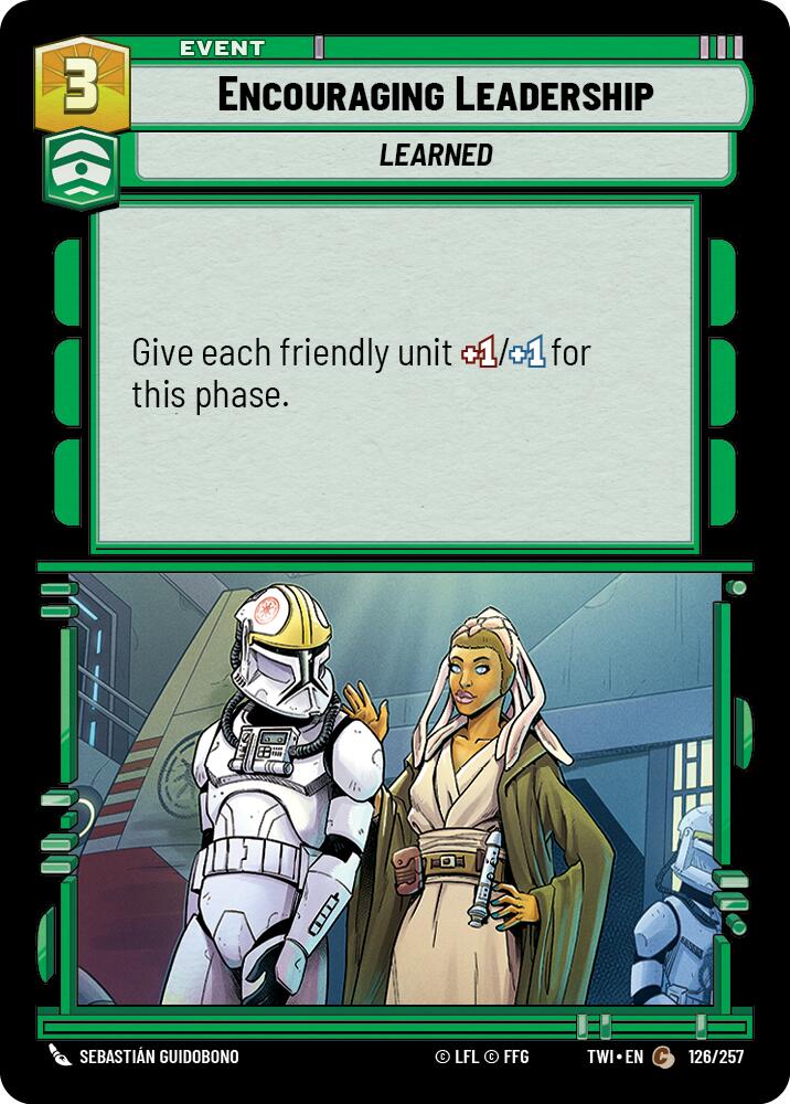 Encouraging Leadership (126/257) (126/257) [Twilight of the Republic] | Eastridge Sports Cards & Games