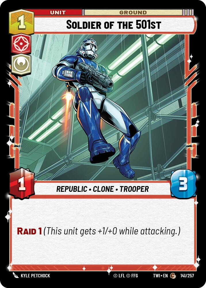 Soldier of the 501st (141/257) (141/257) [Twilight of the Republic] | Eastridge Sports Cards & Games