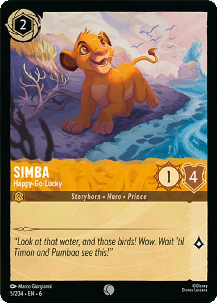 Simba - Happy-Go-Lucky (5/204) [Azurite Sea] | Eastridge Sports Cards & Games