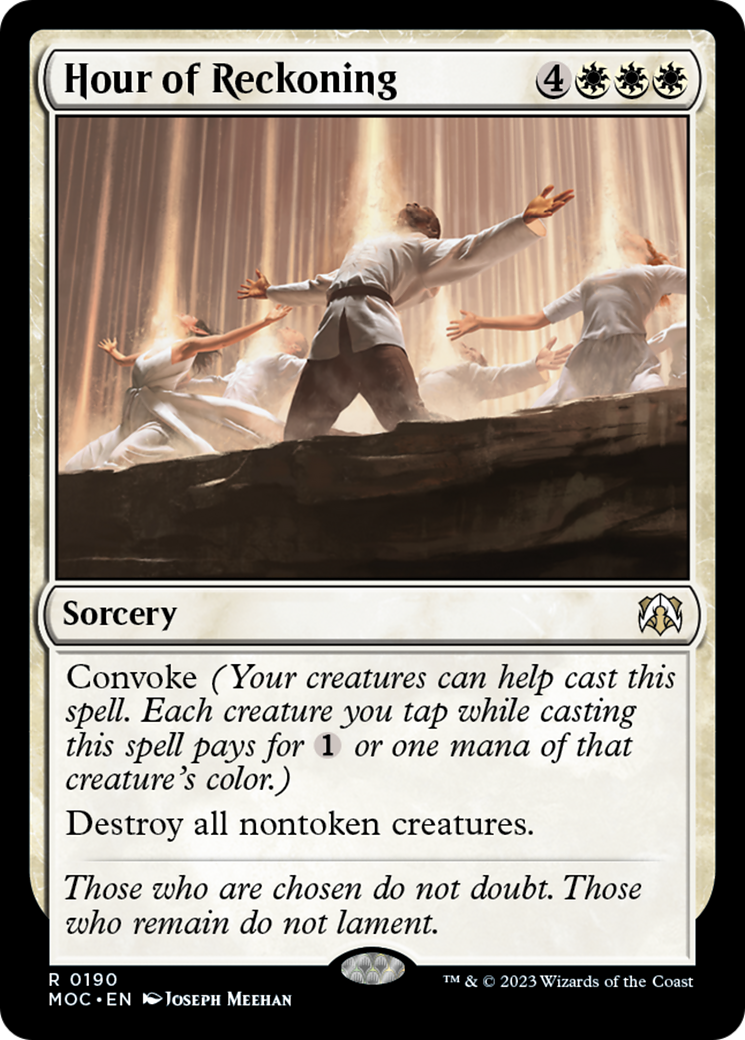 Hour of Reckoning [March of the Machine Commander] | Eastridge Sports Cards & Games