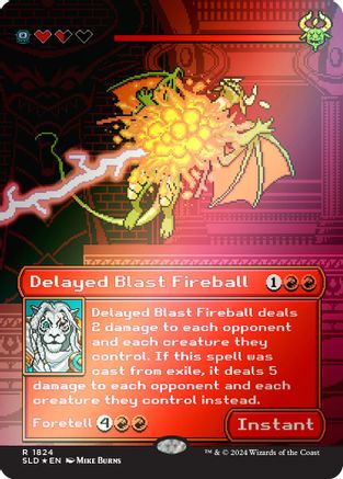 Delayed Blast Fireball (Rainbow Foil) [Secret Lair Drop Series]