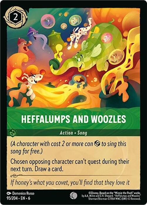 Heffalumps and Woozles (95/204) [Azurite Sea] | Eastridge Sports Cards & Games