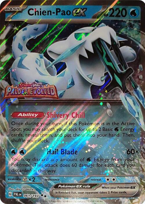 Chien-Pao ex (061/193) (Jumbo) [Scarlet & Violet: Paldea Evolved] | Eastridge Sports Cards & Games