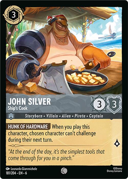 John Silver - Ship's Cook (181/204) [Azurite Sea] | Eastridge Sports Cards & Games