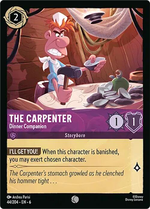 The Carpenter - Dinner Companion (44/204) [Azurite Sea] | Eastridge Sports Cards & Games