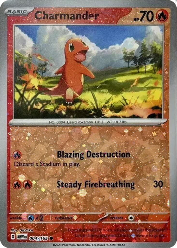 Charmander (004/165) (Cosmos Holo) (Costco Exclusive) [Miscellaneous Cards] | Eastridge Sports Cards & Games