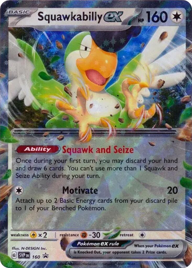 Squawkabilly ex (SVP160) [SV: Scarlet & Violet Promo Cards] | Eastridge Sports Cards & Games