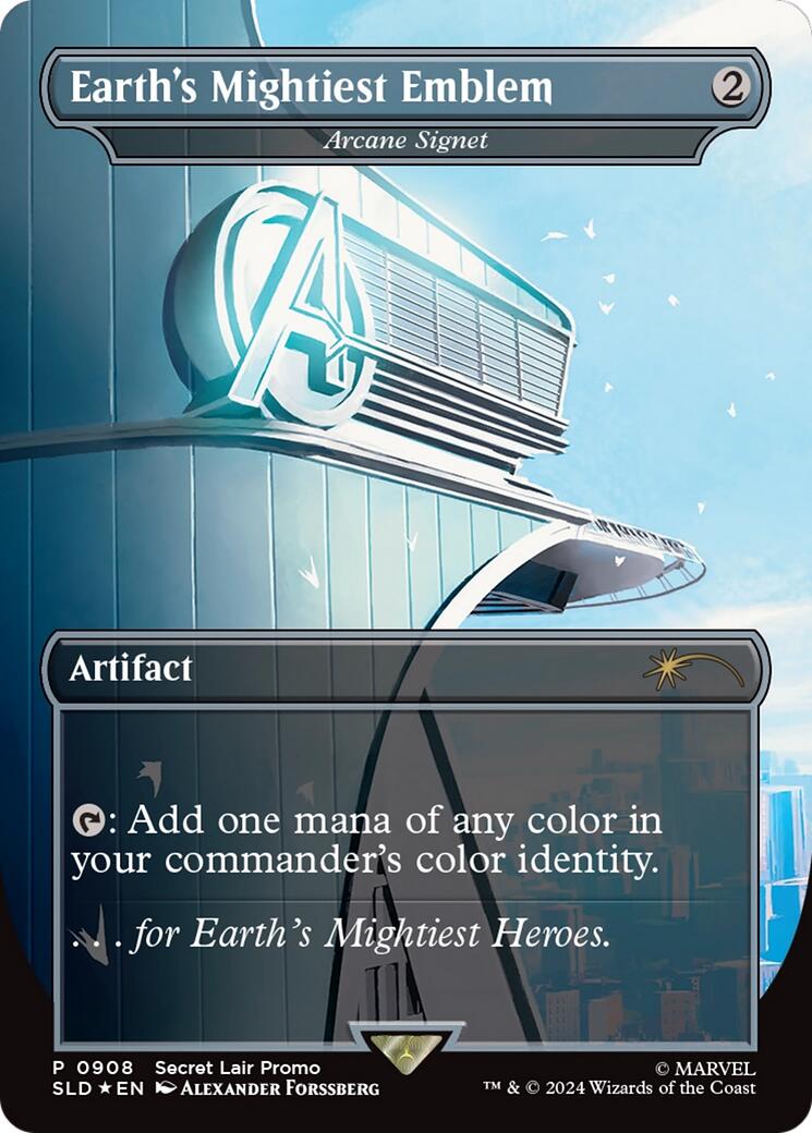 Earth's Mightiest Emblem - Arcane Signet [Secret Lair Drop Series] | Eastridge Sports Cards & Games