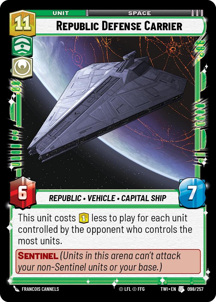 Republic Defense Carrier (098/257) (098/257) [Twilight of the Republic] | Eastridge Sports Cards & Games