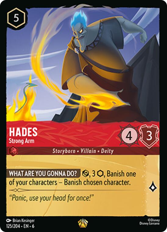 Hades - Strong Arm (125/204) [Azurite Sea] | Eastridge Sports Cards & Games