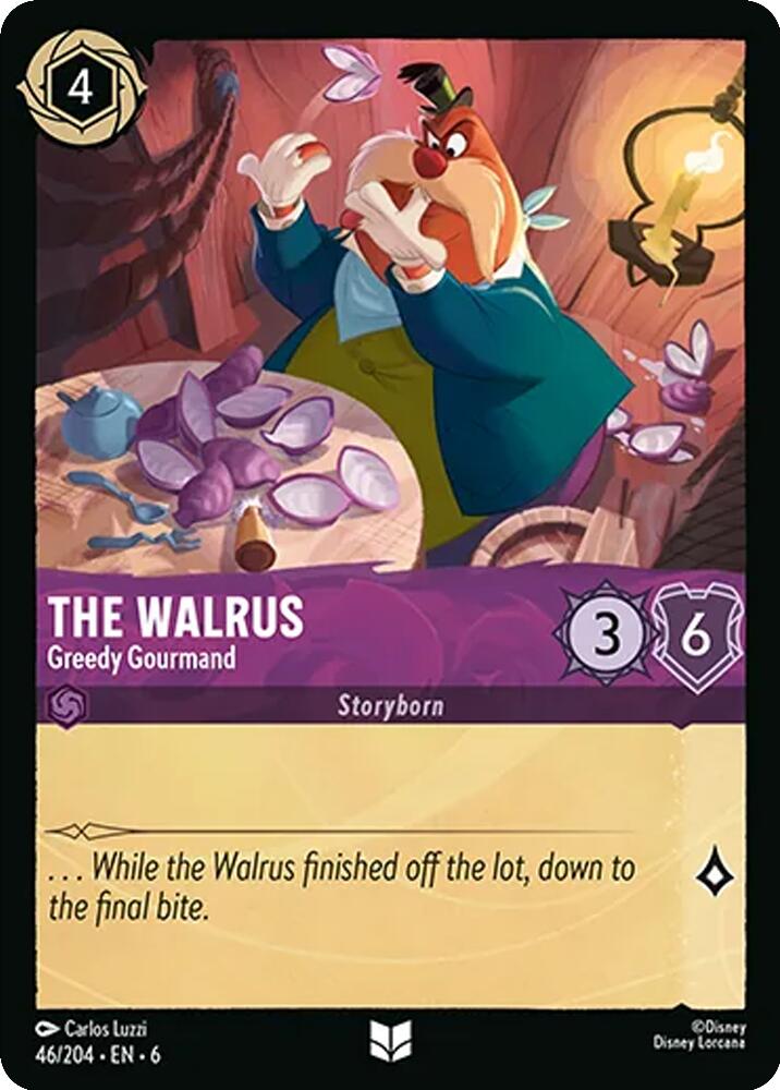 The Walrus - Greedy Gourmand (46/204) [Azurite Sea] | Eastridge Sports Cards & Games