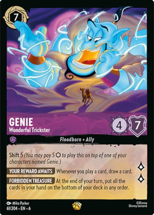 Genie - Wonderful Trickster (61/204) [Azurite Sea] | Eastridge Sports Cards & Games