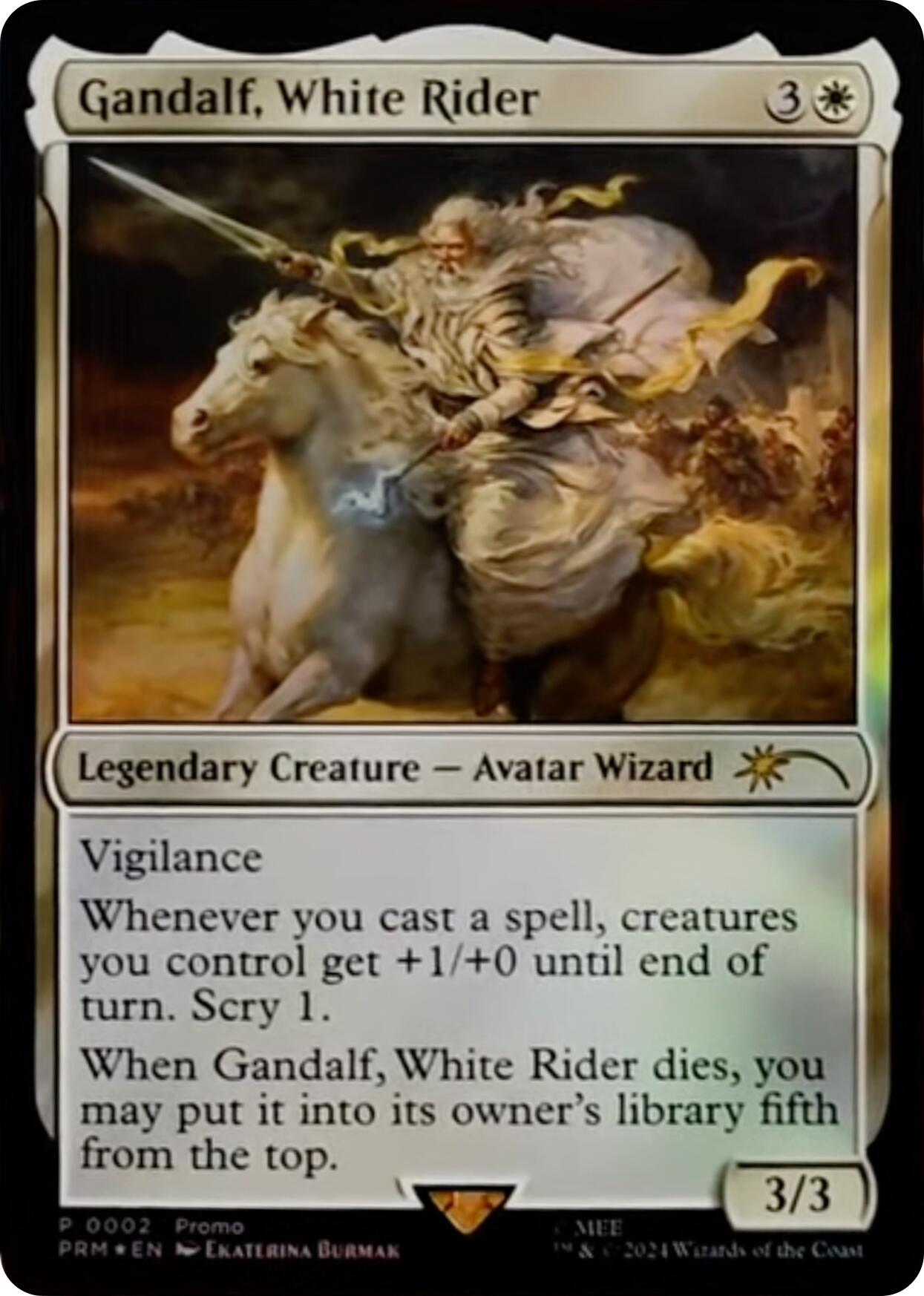 Gandalf, White Rider [Resale Promos] | Eastridge Sports Cards & Games