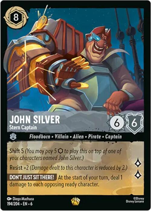 John Silver - Stern Captain (194/204) [Azurite Sea] | Eastridge Sports Cards & Games