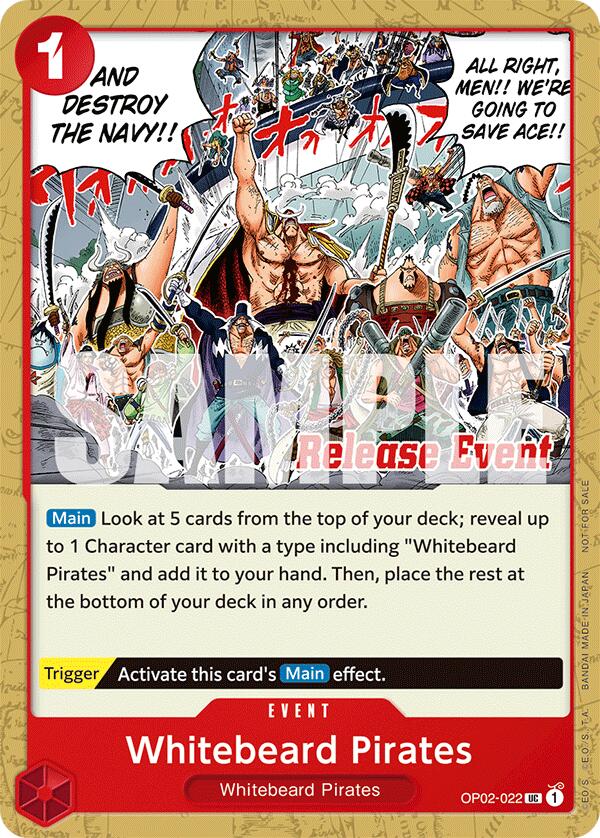 Whitebeard Pirates (ST15 - ST20 Release Event Pack) [One Piece Promotion Cards] | Eastridge Sports Cards & Games