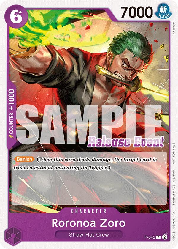 Roronoa Zoro (ST15 - ST20 Release Event Pack) [One Piece Promotion Cards] | Eastridge Sports Cards & Games