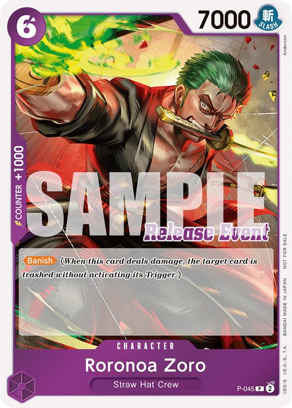 Roronoa Zoro (ST15 - ST20 Release Event Winner Pack) [One Piece Promotion Cards] | Eastridge Sports Cards & Games